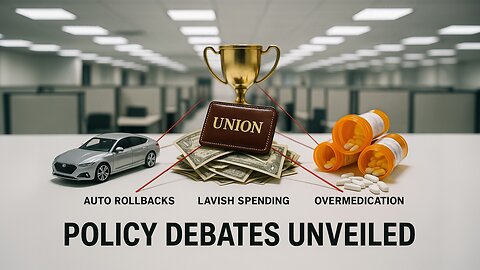 Trump's Auto Rollbacks, Union Lavish Spending, and the ADHD Drug Cascade Exposed