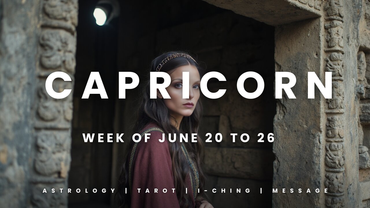 CAPRICORN Week of JULY 20 to 26