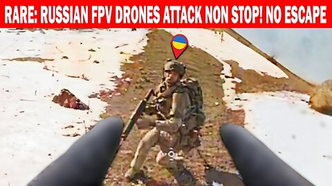 Rare Footage: Russian FPV Drones — No Escape! Part 3