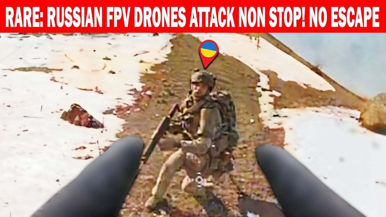 Rare Footage: Russian FPV Drones — No Escape! Part 3
