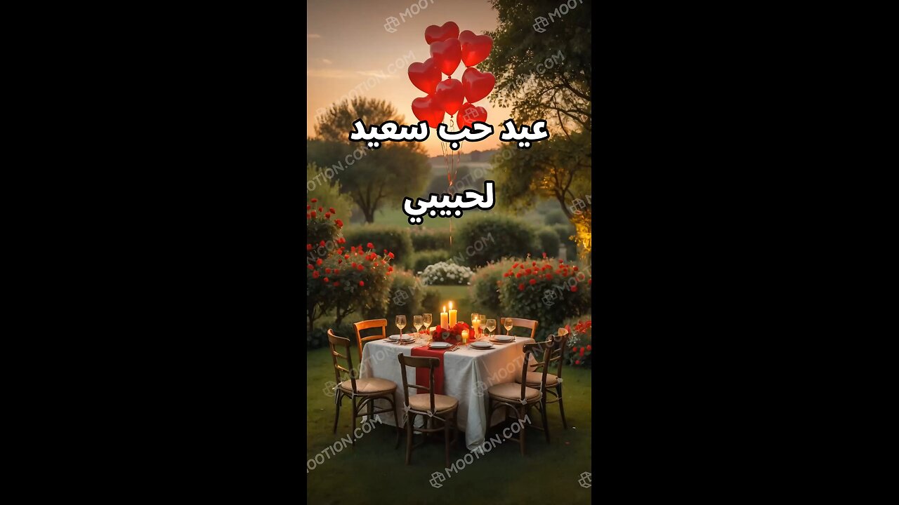 عيد حب سعيد لشخصي المميز. في هذا اليوم المخصص للحب،