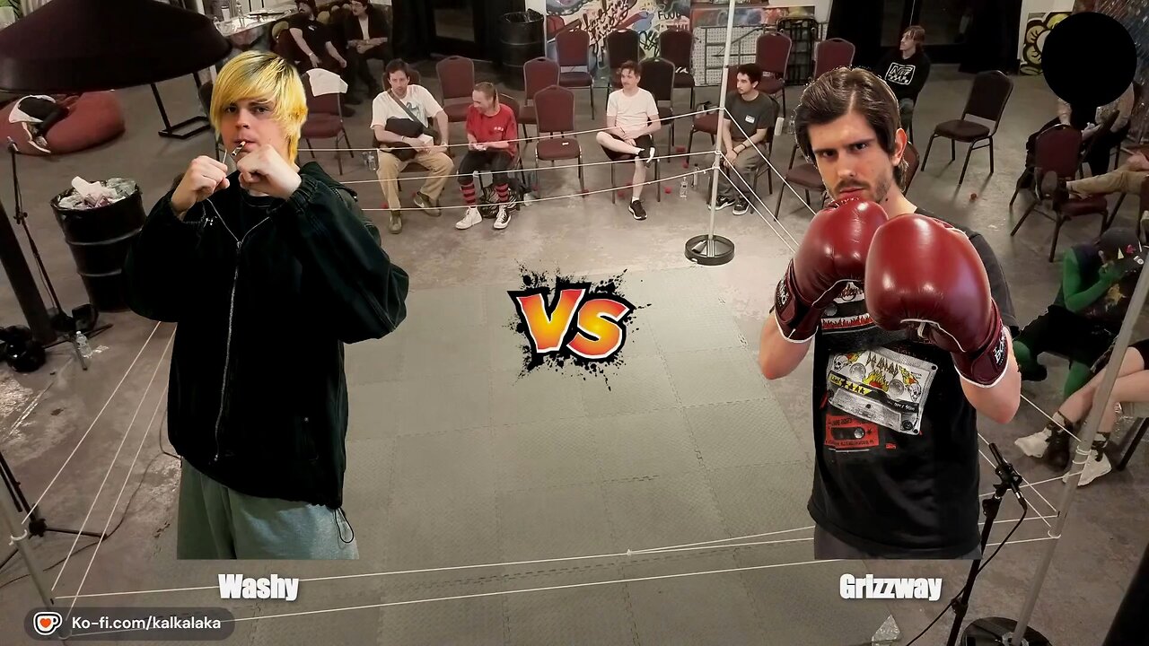 Washy VS Grizzway boxing fight | Stream Stars: Knocked Offline - Night 1