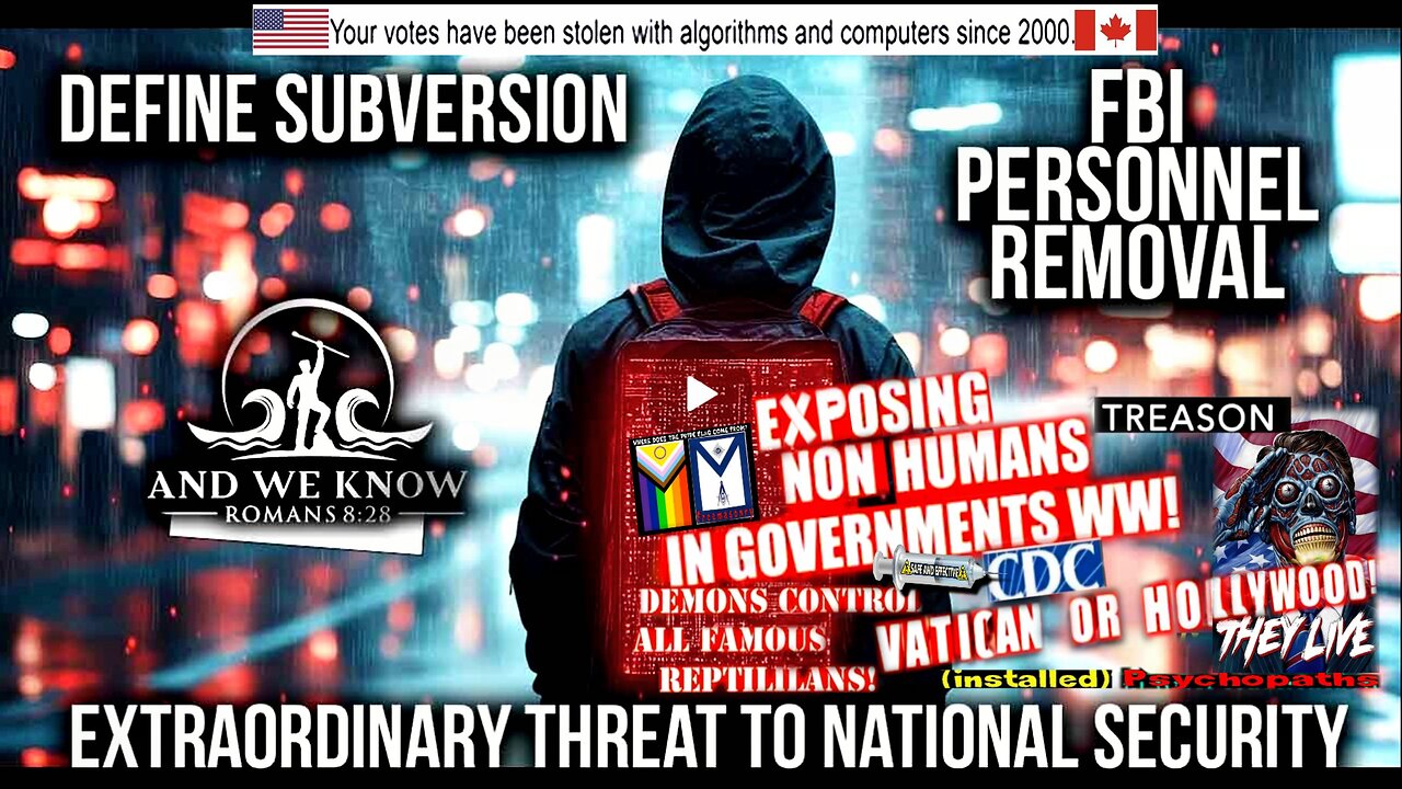 3.24.25: FBI personnel removed, Subversion, National Emergency, Iran, Snow White, PRAY!