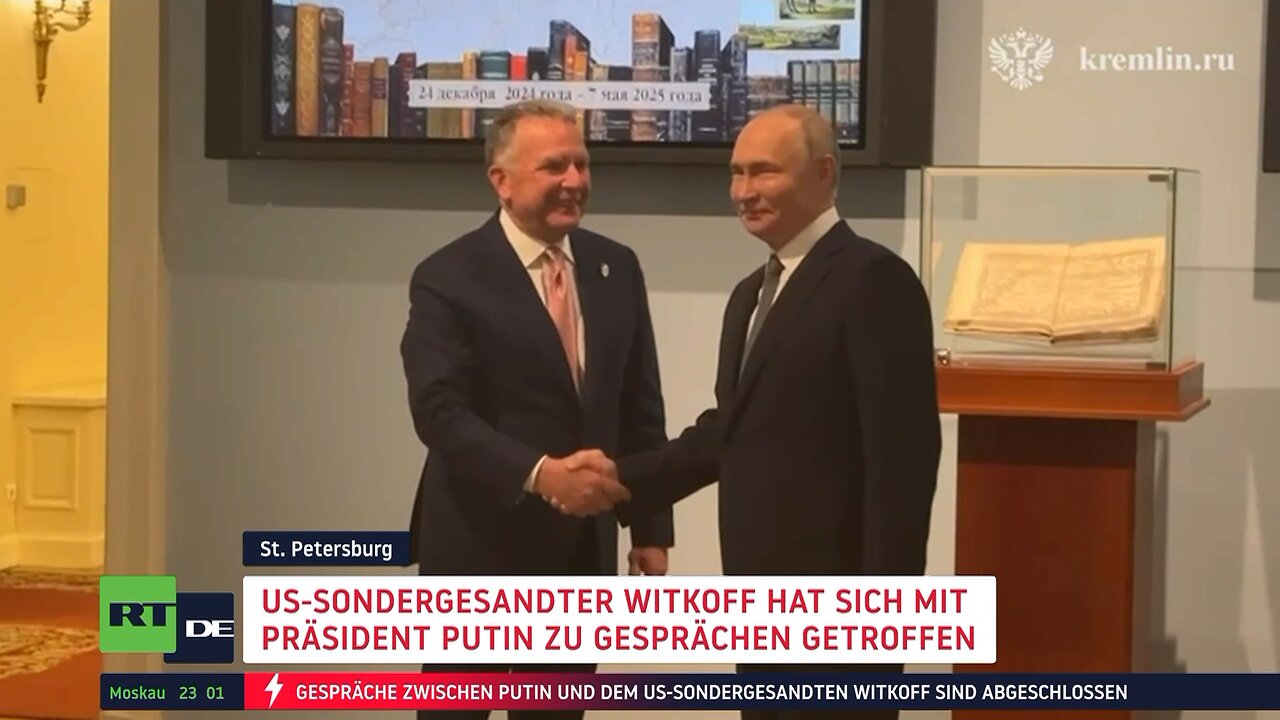 Ukraine-Konflikt: US-Sondergesandter Witkoff trifft Putin in Sankt Petersburg