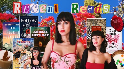 the power of instinct | mood reading vlog | recent books, fantasy, scifi, classics, manga, litfic