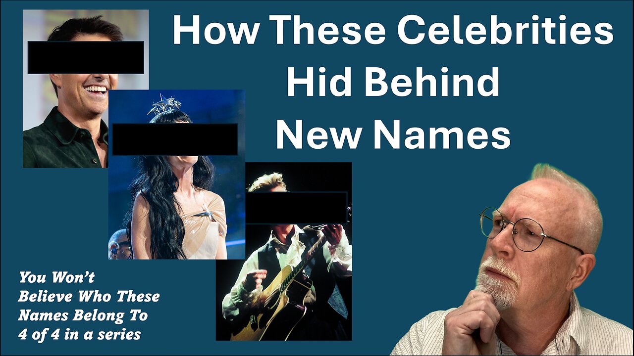 The Reinvention Game: How These Celebrities Hid Behind New Names