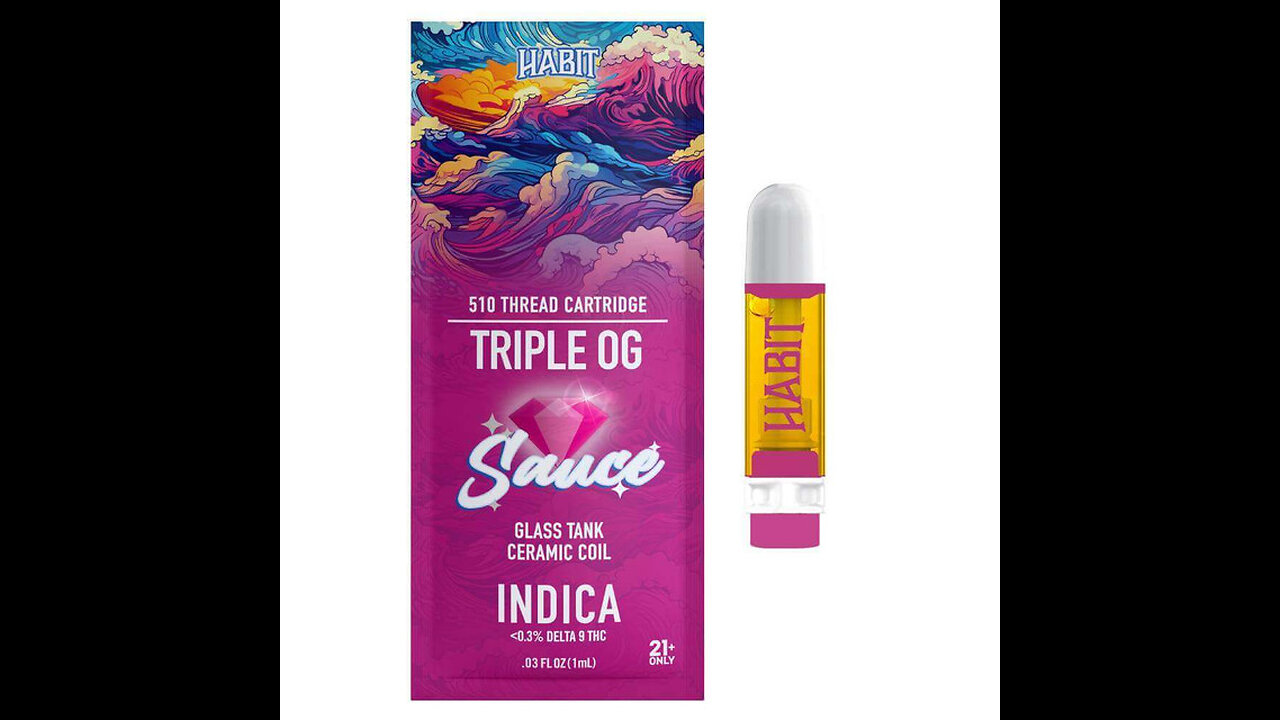 Habit Triple OG THCA Vape Cartridge