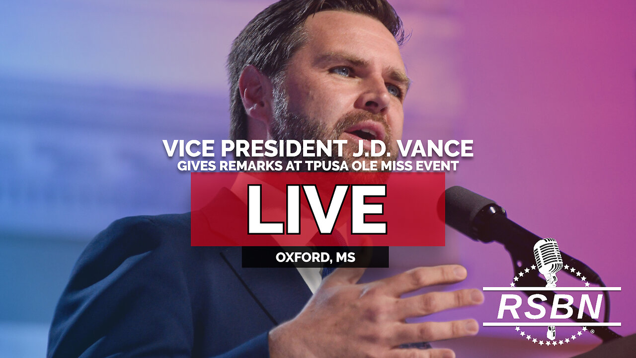 LIVE REPLAY: Vice President J.D. Vance Gives Remarks at TPUSA Ole Miss Event in Oxford, MS - 10/29/25