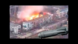 A Su-34 Bombed a Ukrainian Marine Corps Base in Myrnohrad With a FAB-1500