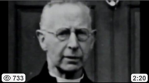 Jesuit priest Fr Francis Browne SJ boards Titanic takes photographs then disembarks (1986 video)