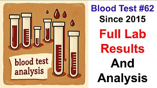 Blood Test #62 Since 2015: Full Test Results, Interpretation