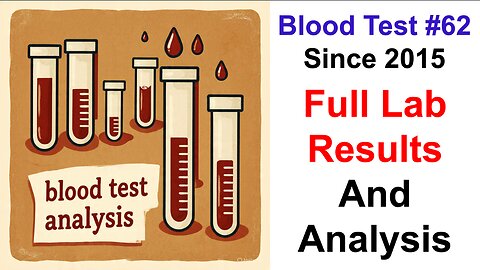 Blood Test #62 Since 2015: Full Test Results, Interpretation