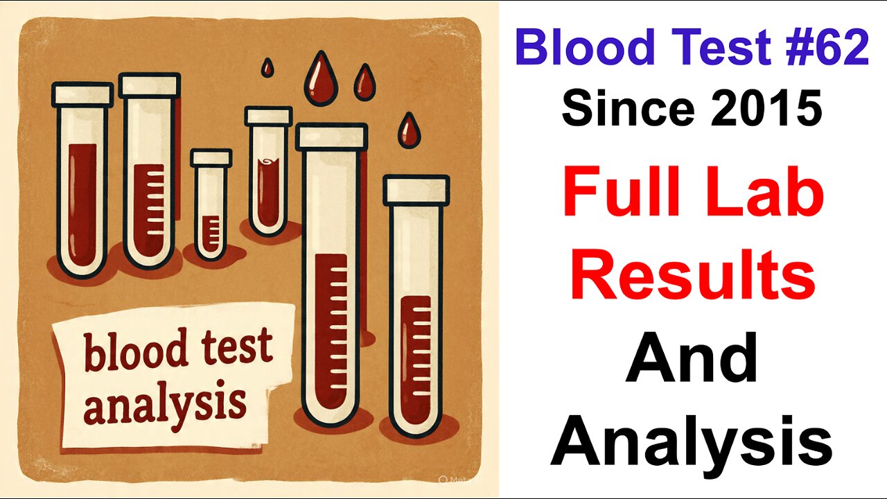 Blood Test #62 Since 2015: Full Test Results, Interpretation