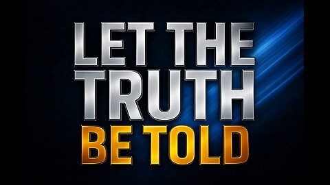 Let The Truth Be Told... Real News with Lucretia Hughes.