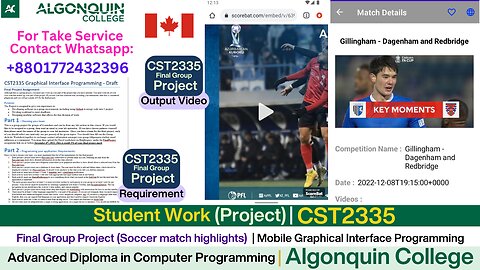 Client Work (Project) | CST2335 Final| Android App Development with Java |Algonquin college