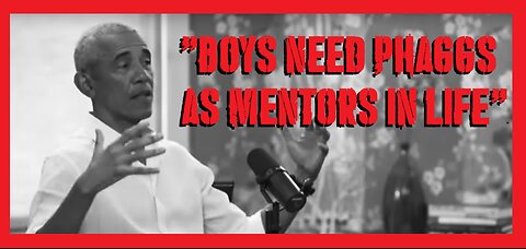 Obama says BOYS need gheeey mentors!!