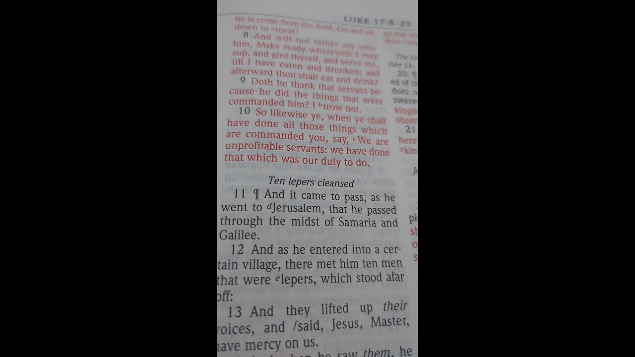 Service in humility