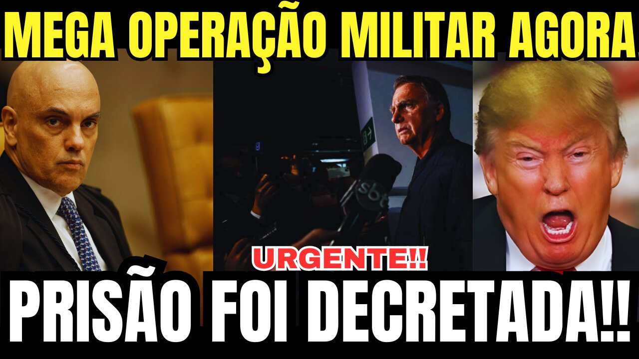 BOMBA!! MORAES ACABA DE DECRETAR PRISÃO!! TRUMP COLOCA MILITARES NA FRONTEIRA DO BRASIL!!
