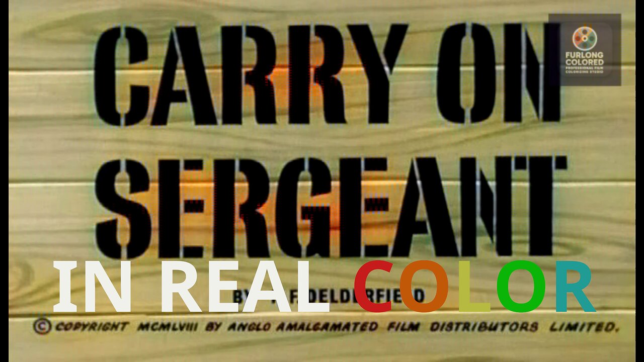 🎬 Carry On Sergeant (1958) — IN REAL COLOR — FULL MOVIE