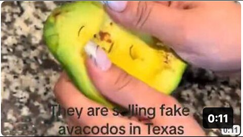 "Avocados Infused with Plastic-Like Additives for Extended Shelf Life"