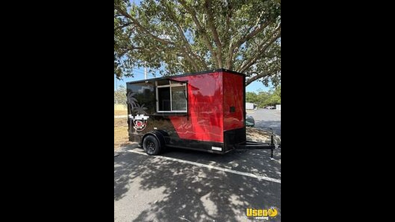 Versatile - 2025 7' x 12' Food Concession Trailer | Mobile Vending Unit for Sale in Georgia!