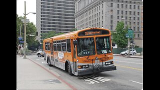 Metro Local Thomas Bus operated by Transportation Concepts in downtown LA.