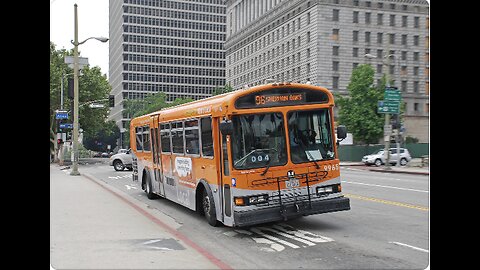 Metro Local Thomas Bus operated by Transportation Concepts in downtown LA.