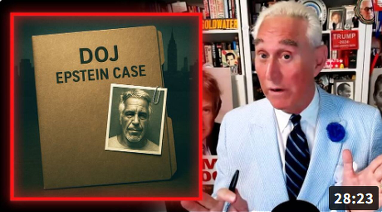 EXCLUSIVE ANALYSIS: Trump Advisor / Close Confidant Roger Stone Speculates On Why The President Has Changed Course On Disclosing Epstein Files & Calls On DOJ To At Least Release The New York Epstein Court Files