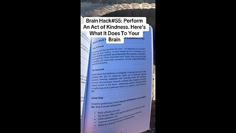 Brain Hack 55: Perform An Act of Kindness. Here’s What It Does To Your Brain