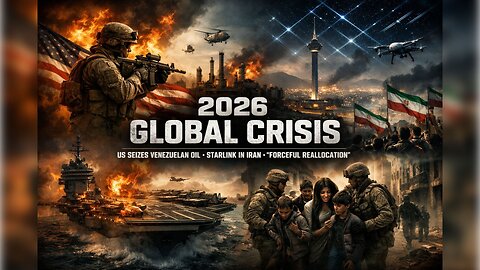 2026 Global Crisis: US Seizes Venezuelan Oil, Starlink in Iran & "Forceful Reallocation"