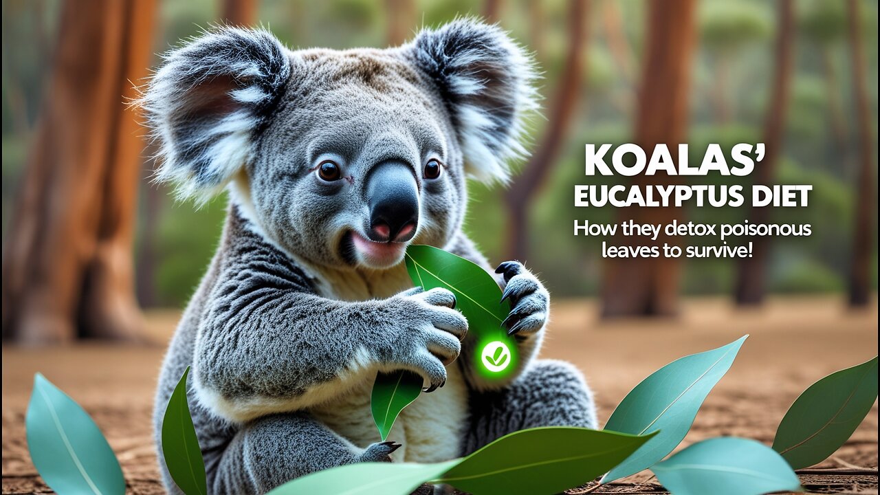Koalas’ Eucalyptus Diet Explained: How They Detox Poisonous Leaves to Survive!