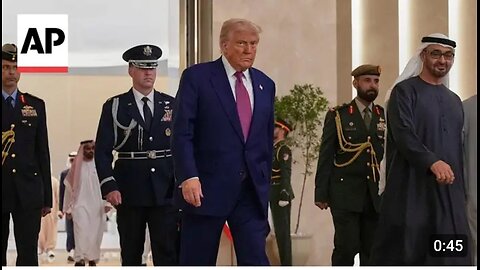 Donald Trump arrives in UAE for last leg of his foreign trip