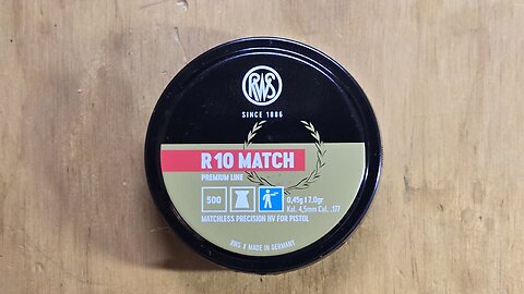Airgun Wadcutter Wednesday #14 RWS R10 Match