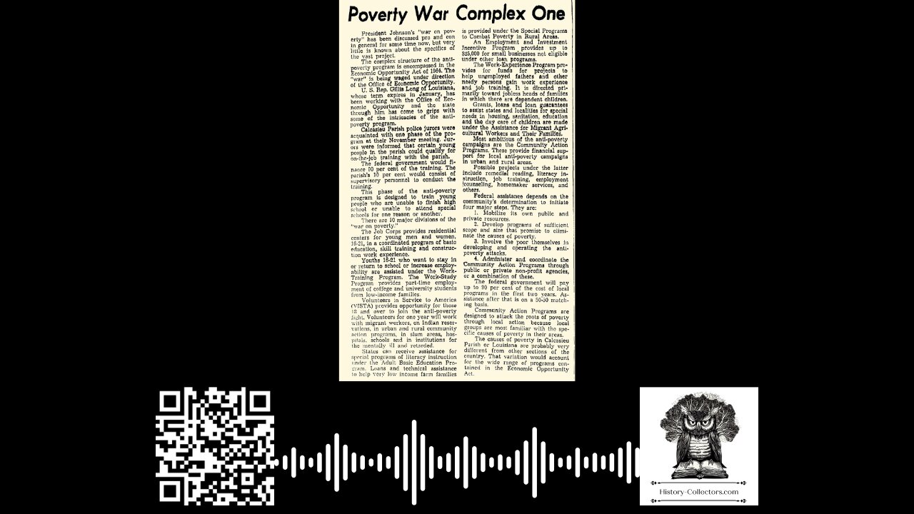 #OnThisDate August 20, 1964: War On Poverty