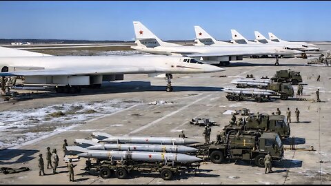 High Alert! Russia Deploys Dozens of Tu-160 Bombers Armed with Kinzhal Missiles