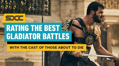 Those About To Die Cast Rate The Most Iconic Gladiator Battles in TV and Movies _ Comic Con 2024