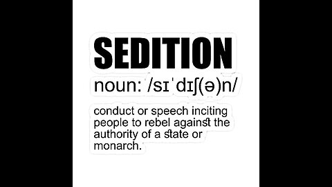 Sedition Sedition Sedition