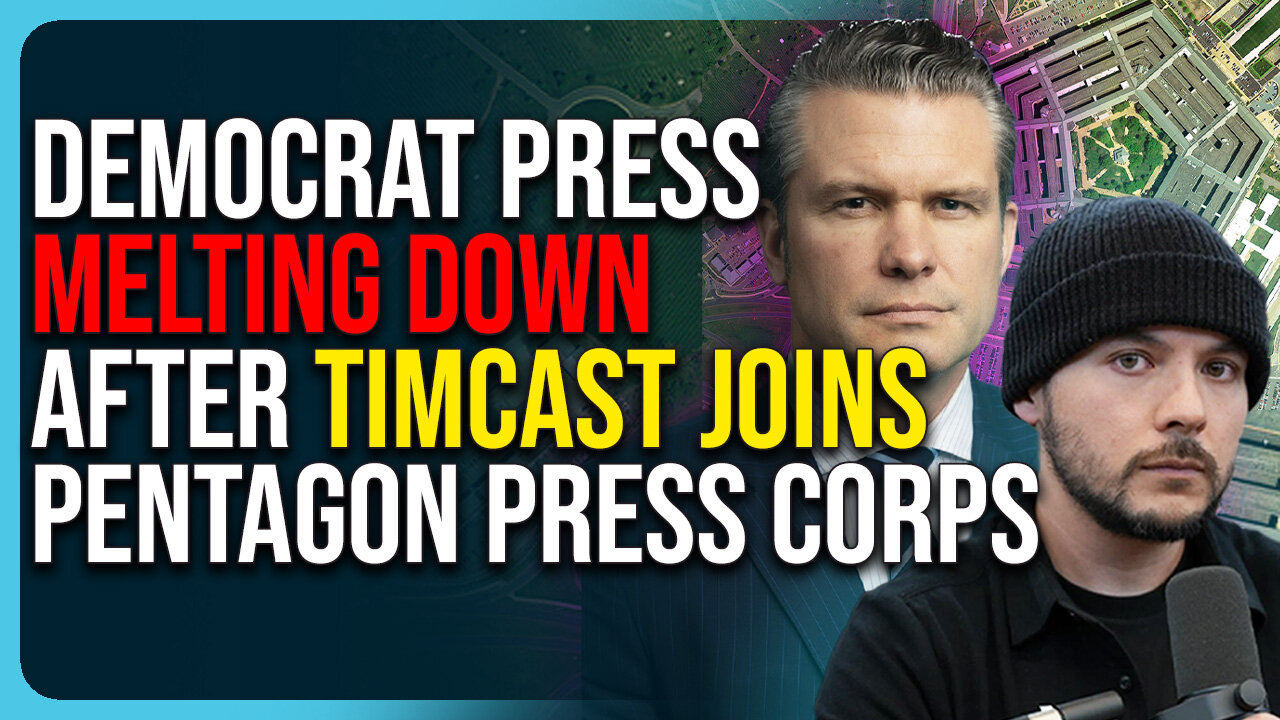Democrat Press Melting Down After Timcast Joins Pentagon Press Corps