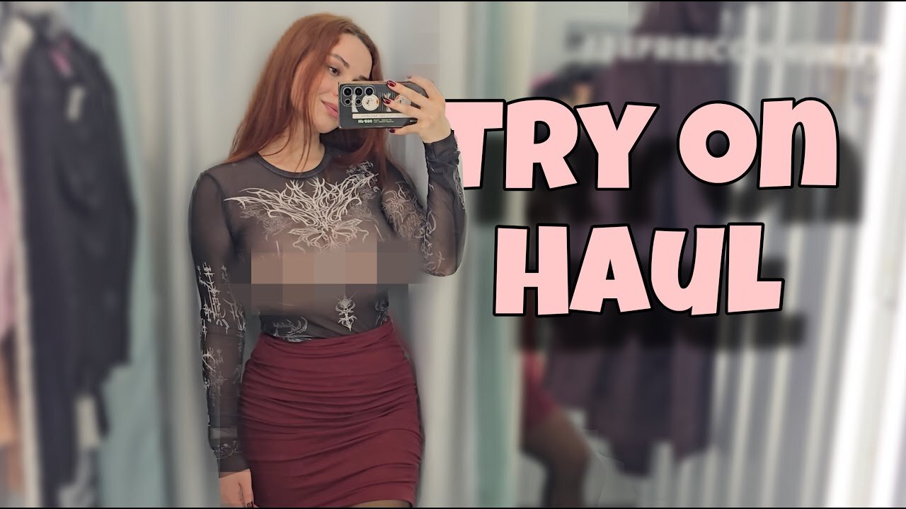 [4K] Transparent Try On Haul | See Through Clothes | Get Ready With Angelina Love