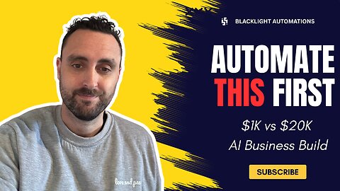 What I'd Automate First in a $1K vs $20K/Month Business