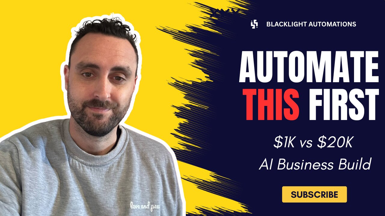What I'd Automate First in a $1K vs $20K/Month Business