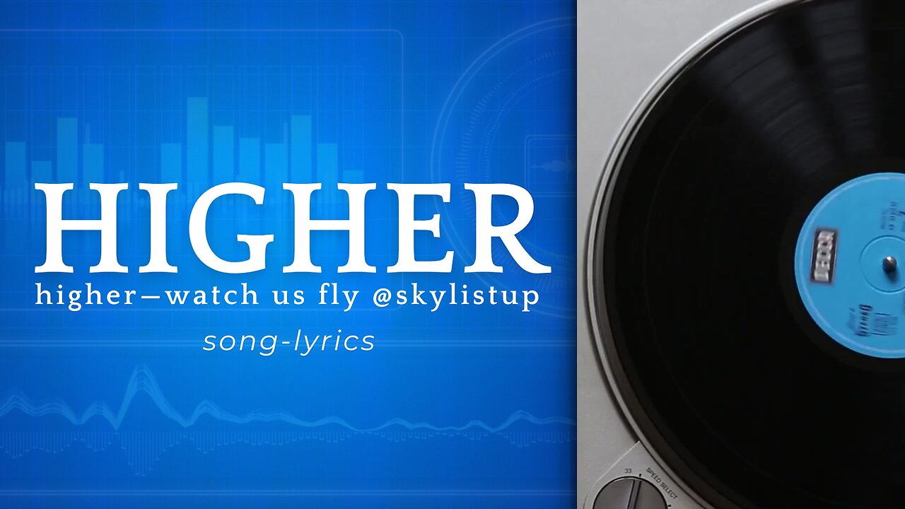 Higher - A Song of Dreams | Chase Never Give-up | Lyrics Video - 4K