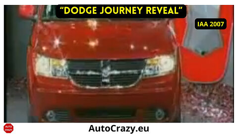 Dodge Journey World Premiere | 2007 Frankfurt Motor Show Debut | Crossover Launch