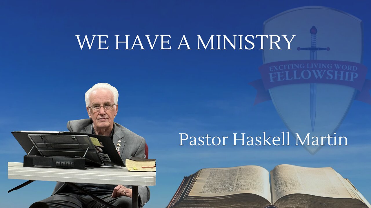 We Have This Ministry
