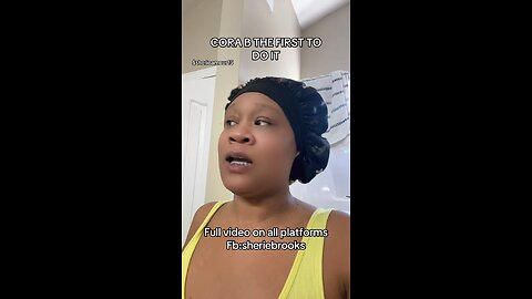 CORA B SAYS NOBODY STARTED WEARING BONNETS IN THEIR VIDEOS UNTIL THEY SEEN CORA B #THECORABSHOW