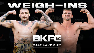BKFC 74 SALT LAKE CITY RICHMAN vs DYER Weigh-In | LIVE!