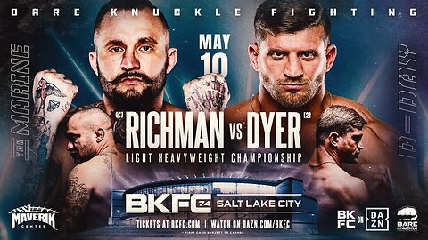 BKFC 74 SALT LAKE CITY RICHMAN vs DYER Weigh-In | LIVE!