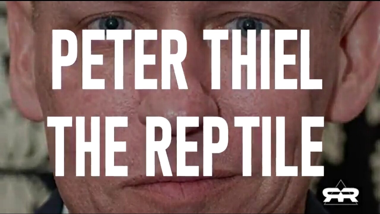 THE REPTILE HERO OF MAGA - PETER THIEL 🔥