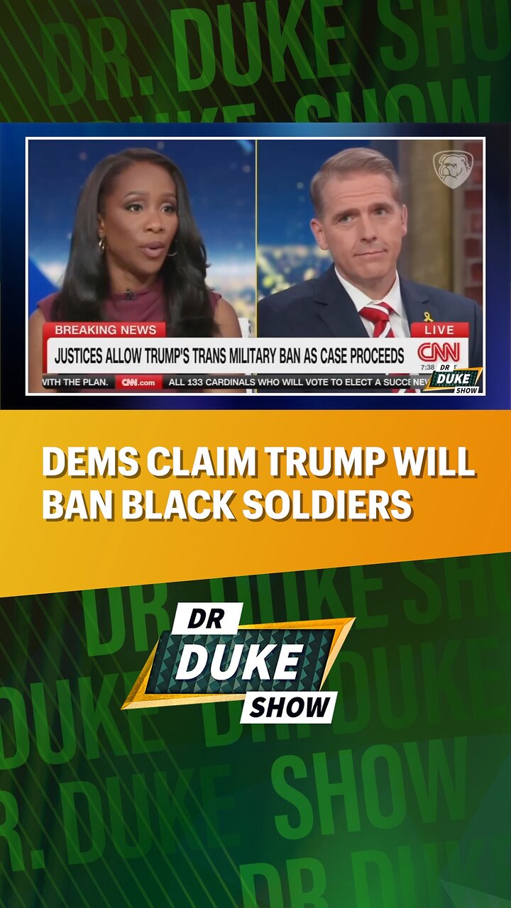 🤦♂️Dems Claim Trump Will Ban Black Soldiers