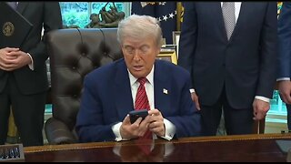 Congressmen Call Trump While He's Taking Questions